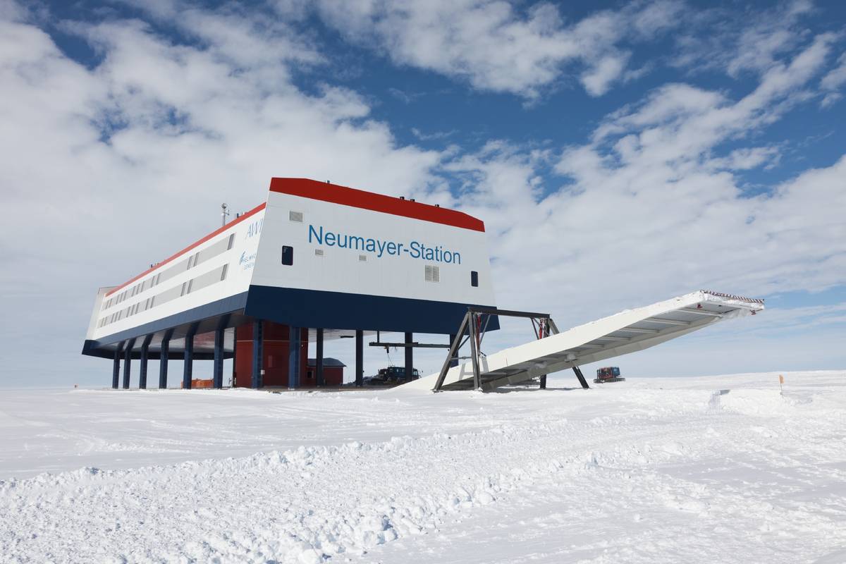 Außenaufnahme der Neumayer-Station III